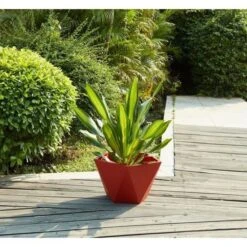 Pot Géométrique En Fibre De Verre - 50 X 30 Cm - Rose Corail -AMSCAN Soldes Magasin pot geometrique en fibre de verre 50 x 30 cm rose corail 3584179046054 697603