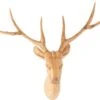 Sculpture Cerf Bois Naturel Hippol