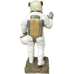Sculpture Chien Astronaute Polyrésine Blanche Spacie -AMSCAN Soldes Magasin sculpture chien astronaute polyresine blanche med 3248117544032 413996