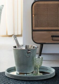 AMSCAN Soldes Magasin -AMSCAN Soldes Magasin seau a glace rond cuir vert tizy d 21 5 cm 5400924179427 1342622