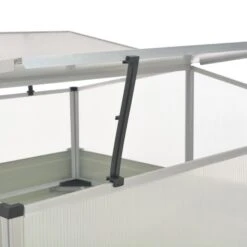 Serre Anthracite 100x100x77 Cm Acier Galvanisé -AMSCAN Soldes Magasin serre anthracite 100x100x77 cm acier galvanise 3666722324885 980580