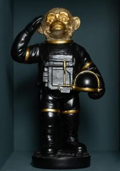 Singe Astronaute Noir Et Doré Astrid L 21 Cm -AMSCAN Soldes Magasin singe astronaute noir et dore astrid l 21 cm 5400924267827 1368994