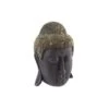 Tete De Bouddha - 27 Cm - Noir Et Doré