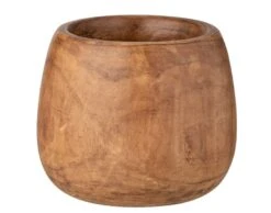 Vase Bois Massif Marron Paulie D 27 Cm