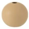 Vase Boule Céramique Beige Praji H 18 Cm