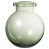 Vase Boule Verre Vert Neela H 27 Cm