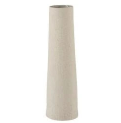 Vase Céramique Blanc Ettis H 60 Cm - Lot De 2