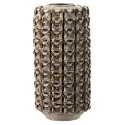 Vase Céramique Gris Omani H 30 Cm