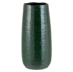 Vase Céramique Vert Verde H 40 Cm