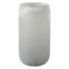 Vase Cylindrique Verre Gris Liath H 36 Cm - Lot De 2