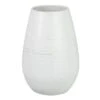 Vase Lisse Céramique Blanche Bialli - Lot De 2