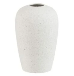 Vase Rond Céramique Blanc Ettis - Lot De 4