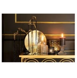 Vase Rond Métal Doré Narsh -AMSCAN Soldes Magasin vase rond metal dore narsh 5415203967107 358237