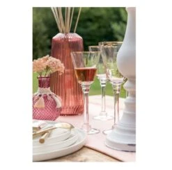 Vase Verre Bordeaux à Rayures Corali H 24 Cm -AMSCAN Soldes Magasin vase verre bordeaux a rayures corali h 24 cm 5400924036805 377292