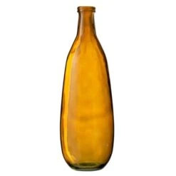 Vase Verre Jaune Nayra H 40 Cm