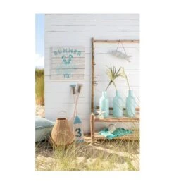 Vase Verre Relief Bleu Azura H 40 Cm -AMSCAN Soldes Magasin vase verre relief bleu azura h 40 cm 5400924024734 371626