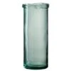 Vase Verre Vert Indie H 36 Cm