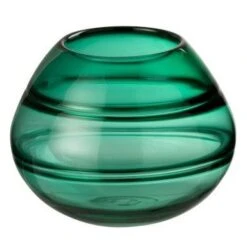 Vase Verre Vert Neela H 16 Cm