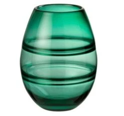 Vase Verre Vert Neela H 22 Cm